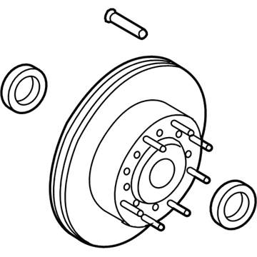 Ford PC3Z-1102-A Hub & Rotor