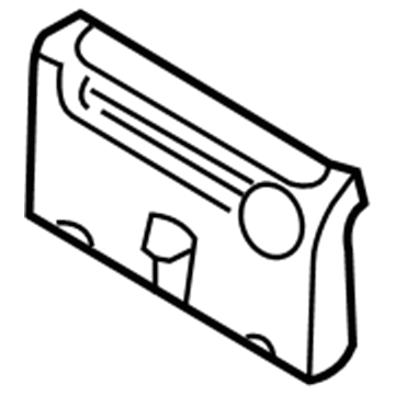 Mercury 6N7Z-17A385-AA License Bracket