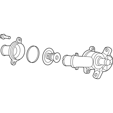 2020 Ford Escape Thermostat Housing - LX6Z-8A586-B