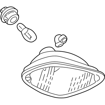 2005 Ford Focus Side Marker Light - 2S4Z-15A201-AA