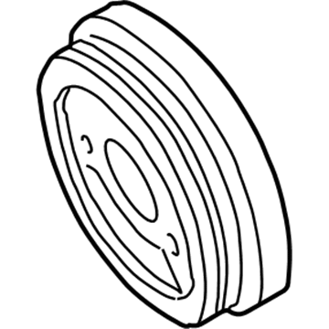 Ford F81Z-6316-AA Crankshaft Pulley