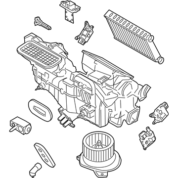 2010 Ford Focus Evaporator - AS4Z-19B555-C