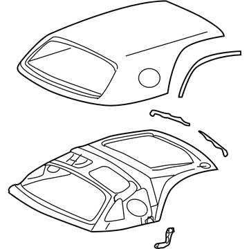 Ford 5W6Z-7650026-APTM Hardtop