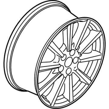 Lincoln KJ7Z-1007-C Wheel, Alloy