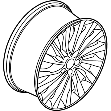 Lincoln KJ7Z-1007-D Wheel, Alloy