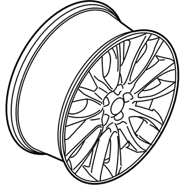 Lincoln EJ7Z-1007-G Wheel, Alloy