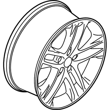 Lincoln EJ7Z-1007-K Wheel, Alloy