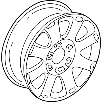 Lincoln 2L7Z-1007-AB Wheel, Alloy