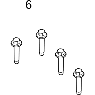 Ford -W503301-S437 Mount Bracket Bolt