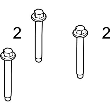 Ford -W503326-S437 Alternator Mount Bolt