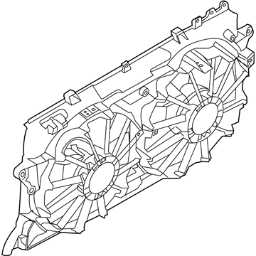 Ford BL3Z-8C607-B Fan Assembly