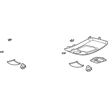 Mercury 3L2Z-78519A70-BAC Overhead Console