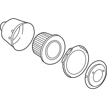 Ford 2C2Z-9600-ARM Air Cleaner Assembly