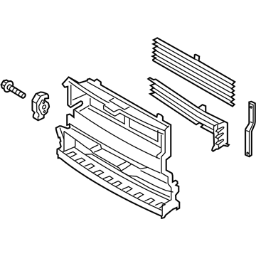 Ford FP5Z-8475-A Shutter Assembly - Radiator Control