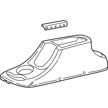 2002 Mercury Sable Center Console Base - YF1Z5404567AAA