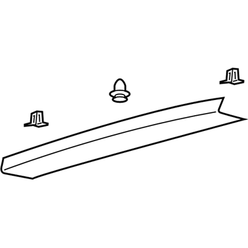 Lincoln LJ7Z-7841308-AA Upper Trim