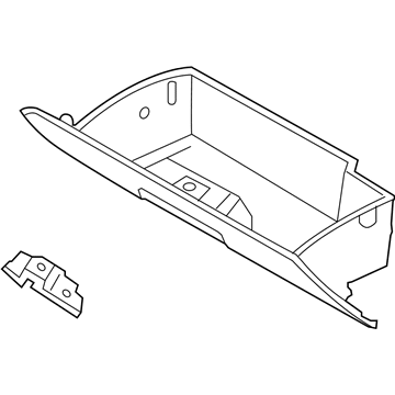 Mercury Glove Box - 8F9Z-74060T10-AC