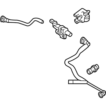 Ford Fusion Crankcase Breather Hose - HG9Z-9D333-E