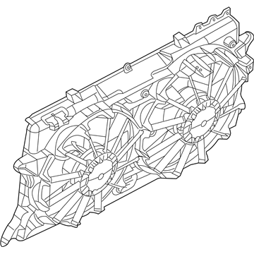 Ford BL3Z-8C607-B Motor And Fan Assembly - Engine Cooling