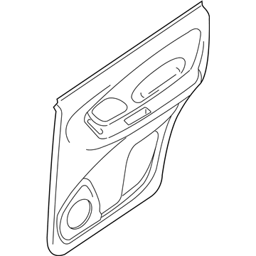 Mercury 9E6Z-7827406-AB Door Trim Panel