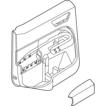 Ford NZ6Z-6027411-AA Door Trim Panel