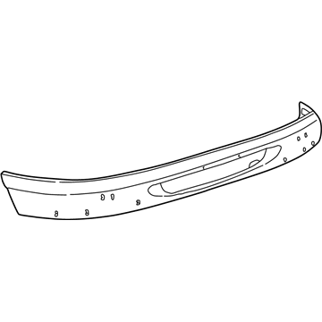 1997 Mercury Mountaineer Bumper - YL2Z-17757-DAA