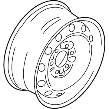 Ford JL1Z-1007-A Wheel, Spare