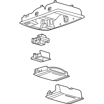 Lincoln 7L7Z-78519A70-BA Overhead Console