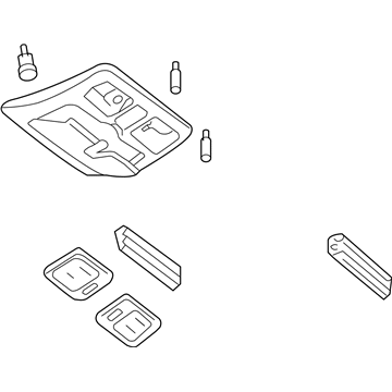 Mercury 3L8Z-78519A70-EAA Overhead Console