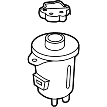 Ford HC3Z-3E764-D Power Steering Pump Reservoir