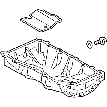 Ford JX6Z-6675-D Oil Pan