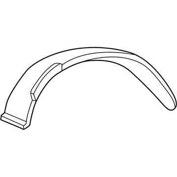 Lincoln 2L1Z-16E205-AA Lower Panel Extension