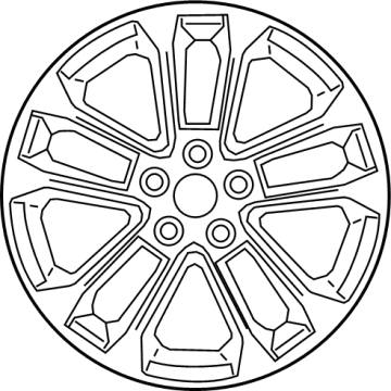 Ford LJ6Z-1007-K Wheel, Alloy