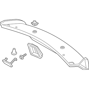 Lincoln GD9Z-5445594-AA Trunk Lid Trim