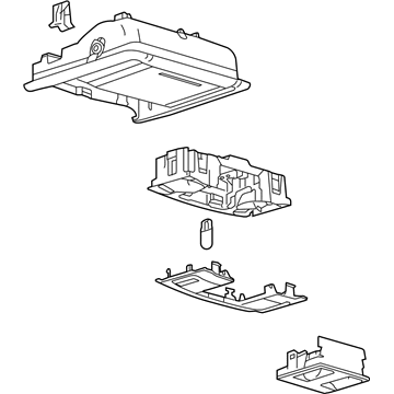 Ford GG1Z-54519A70-DA Console Assembly - Overhead