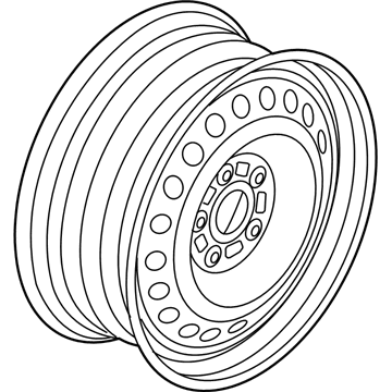 Ford DS7Z-1015-A Wheel, Steel