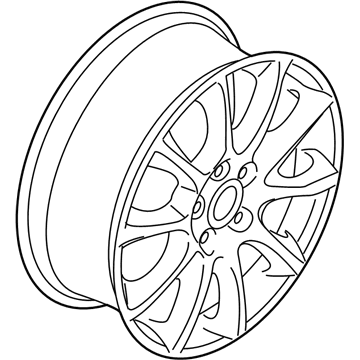 2019 Ford Police Responder Hybrid Spare Wheel - DS7Z-1007-P