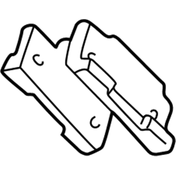 Ford F87Z-5776-AA Leaf Spring Shackle