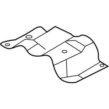 Ford Bronco Sport Exhaust Heat Shield - LX6Z-7811435-C