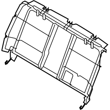 Lincoln 8A5Z-54613A38-A Seat Back Frame