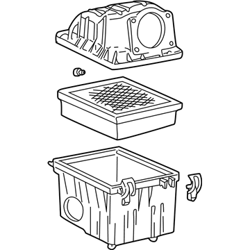 Mercury XL2Z-9600-BA Air Cleaner Assembly