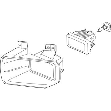 Ford FL3Z-15201-A Fog Lamp Assembly