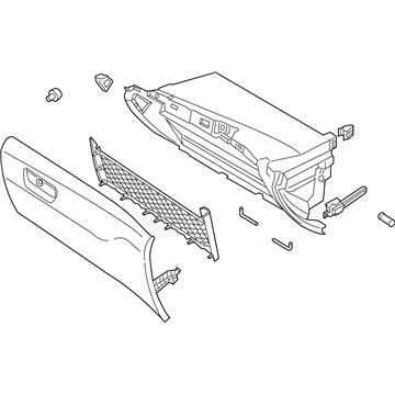 Ford GS7Z-5406010-BE Glove Box Assembly