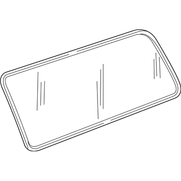 Ford 6C2Z-1529727-AA Side Glass