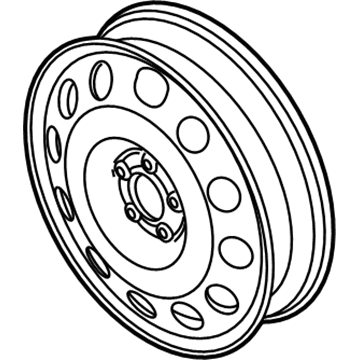 Ford 4R3Z-1007-GA Spare Wheel