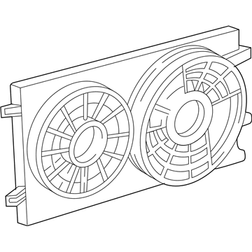 2004 Mercury Monterey Engine Cooling Fan - 5F2Z-8C607-CB