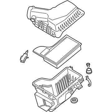 Ford FR3Z-9600-A Air Cleaner Assembly