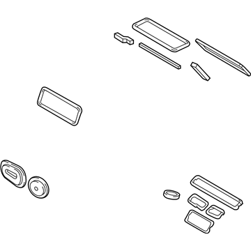Lincoln DG9Z-19W700-C A/C & Heater Assembly Seal Kit
