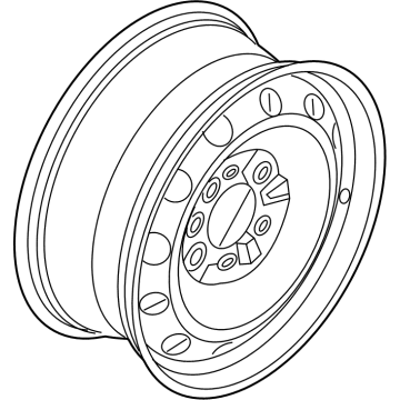 Ford NL3Z-1007-E Wheel, Spare