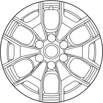 Ford NL3Z-1007-B Wheel, Alloy